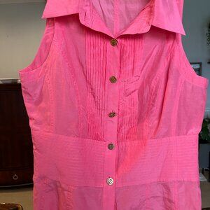 Antonio Melani Hot Pink Blouse Size M